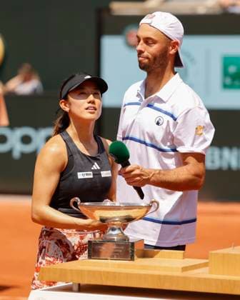 Miyu Kato, Tim Puetz, Mixed Doubles, Award Ceremony, Presentation Copyright: xJuergenxHasenkopfx