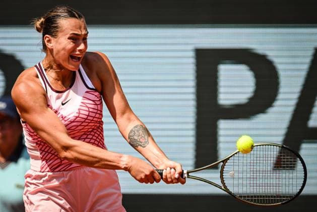 Tennis, French Open, Semifinals, Karolina Muchova - Aryna Sabalenka