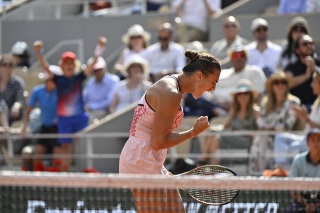Tennis : Roland Garros 2023 - France - Aryna Sabalenka - Bielorussie Tennis : Roland Garros 2023 - France - 08 06 23 ChrysleneCaillaud Panoramic 
