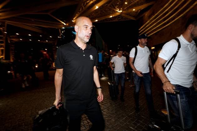 Football, CL Final, Manchester City, Arrival in Ankara