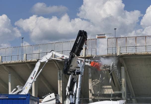 Gewiss Stadium in Bergamo destroys a piece of Bergamo s history with the demolition of the Curva Sud. It will also be redone with new underground car parks in the square in front.  Copyright: xLucaxPontix xipa-agency.netx xLucaxPonti xIpaxAgencyx 0259319965st