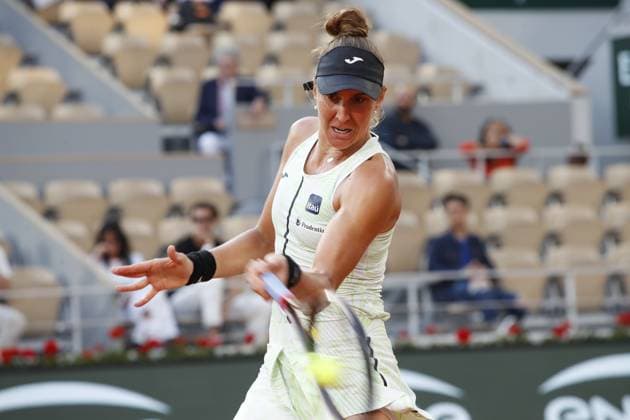 Beatriz Haddad Maia TENNIS : Roland-Garros 2023 - Paris - 08 06 2023 MichaelBaucher Panoramic 