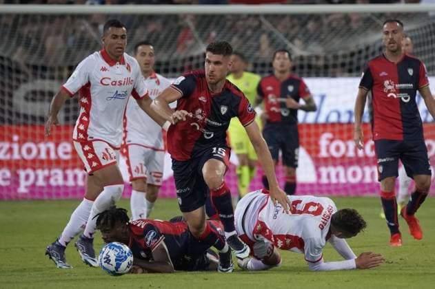 Football, Italy, Promotion play-offs, Cagliari Calcio - SSC Bari