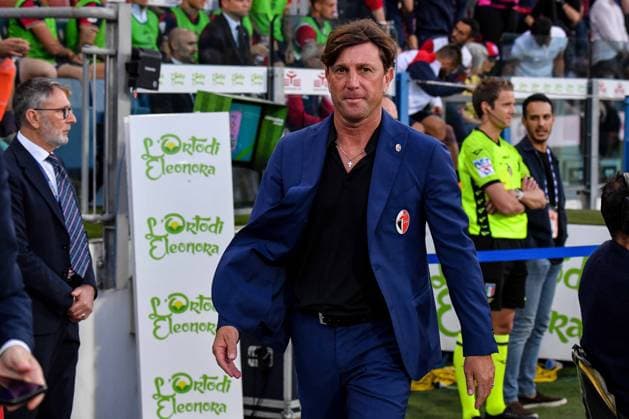 Michele Mignani Mister of SSC Bari during Final - Cagliari vs Bari, Italian soccer Serie B match in Cagliari, Italy, June 08 2023  Copyright: xLuigixCanu LiveMediax xipa-agencx xLivexMediax 0 IPA_IPA38504248