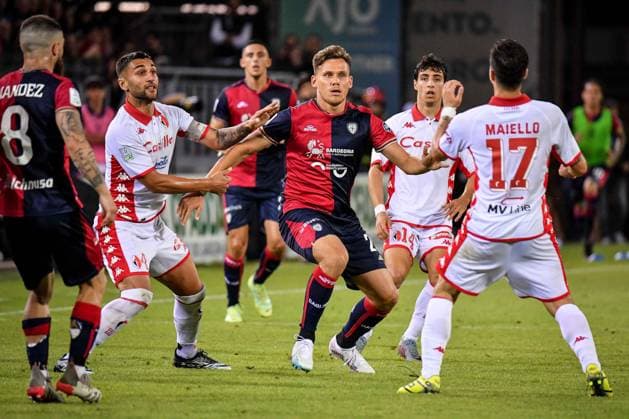 Nik Prelec of Cagliari Calcio during Final - Cagliari vs Bari, Italian soccer Serie B match in Cagliari, Italy, June 08 2023  Copyright: xLuigixCanu LiveMediax xipa-agencx xLivexMediax 0 IPA_IPA38505053