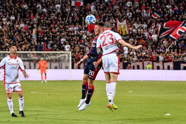 Nik Prelec of Cagliari Calcio during Final - Cagliari vs Bari, Italian soccer Serie B match in Cagliari, Italy, June 08 2023  Copyright: xLuigixCanu LiveMediax xipa-agencx xLivexMediax 0 IPA_IPA38505273