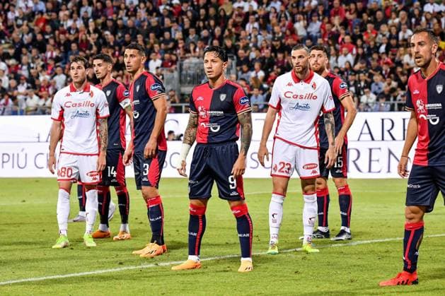 Gianluca Lapadula of Cagliari Calcio during Final - Cagliari vs Bari, Italian soccer Serie B match in Cagliari, Italy, June 08 2023  Copyright: xLuigixCanu LiveMediax xipa-agencx xLivexMediax 0 IPA_IPA38505359