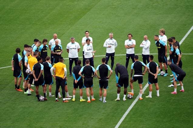 Football, CL Final, Inter Milan Training