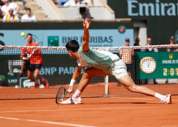 Carlos Alcaraz ESP , Men Singles, Semifinals Tennis French Open 2023 Grand Slam ATP WTA ITF Roland Garros Paris France 9 June 2023 Copyright: xJuergenxHasenkopfx