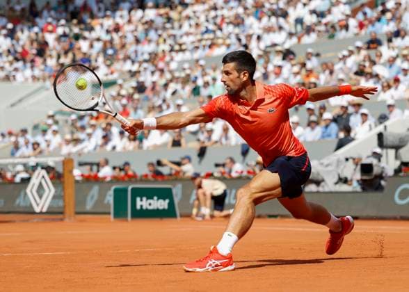 Novak Djokovic SRB , Men Singles, Semifinals Tennis French Open 2023 Grand Slam ATP WTA ITF Roland Garros Paris France 9 June 2023 Copyright: xJuergenxHasenkopfx