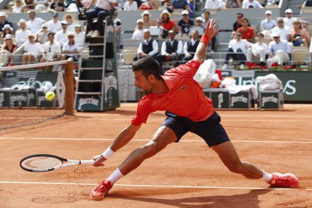 Novak Djokovic TENNIS : Roland-Garros 2023 - Paris - 09 06 2023 MichaelBaucher Panoramic 