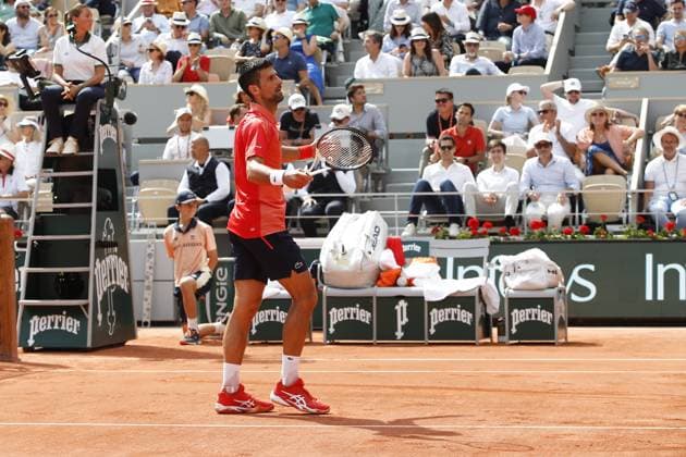 Novak Djokovic TENNIS : Roland-Garros 2023 - Paris - 09 06 2023 MichaelBaucher Panoramic 
