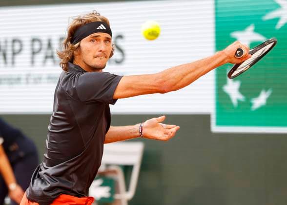 Alexander Zverev, semifinals, mens singles Copyright: xJuergenxHasenkopfx