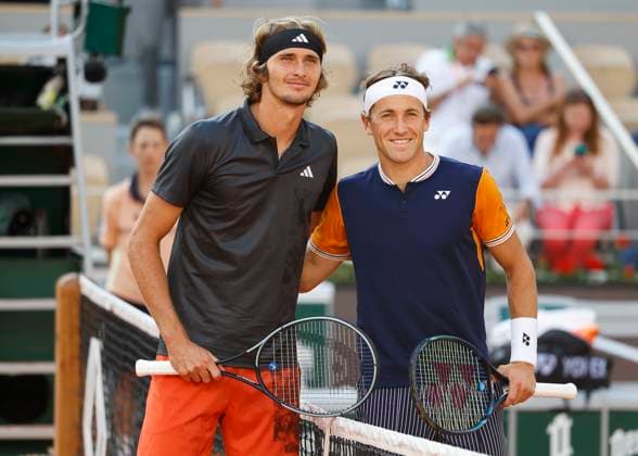 Tennis, French Open, Semifinals, Casper Ruud - Alexander Zverev