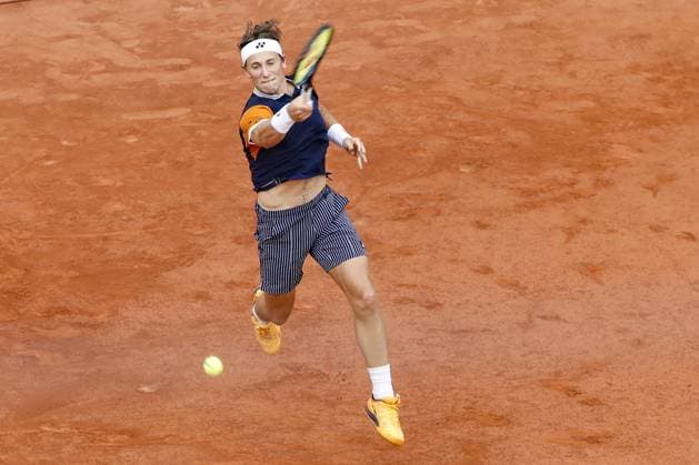 Casper Ruud TENNIS : Roland-Garros 2023 - Paris - 09 06 2023 MichaelBaucher Panoramic 