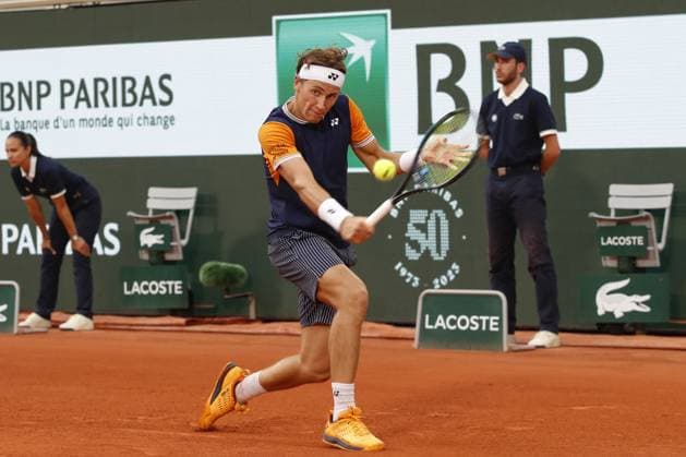 Casper Ruud TENNIS : Roland-Garros 2023 - Paris - 09 06 2023 MichaelBaucher Panoramic 