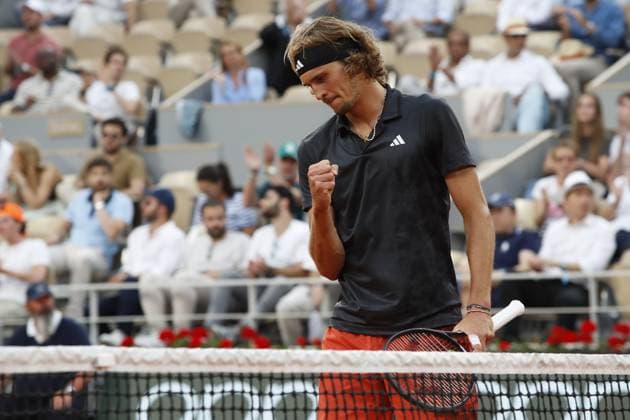 Alexander Zverev TENNIS : Roland-Garros 2023 - Paris - 09 06 2023 MichaelBaucher Panoramic 