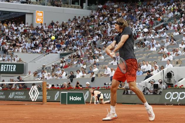 Alexander Zverev TENNIS : Roland-Garros 2023 - Paris - 09 06 2023 MichaelBaucher Panoramic 
