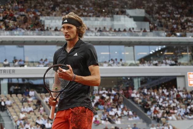 Alexander Zverev TENNIS : Roland-Garros 2023 - Paris - 09 06 2023 MichaelBaucher Panoramic 