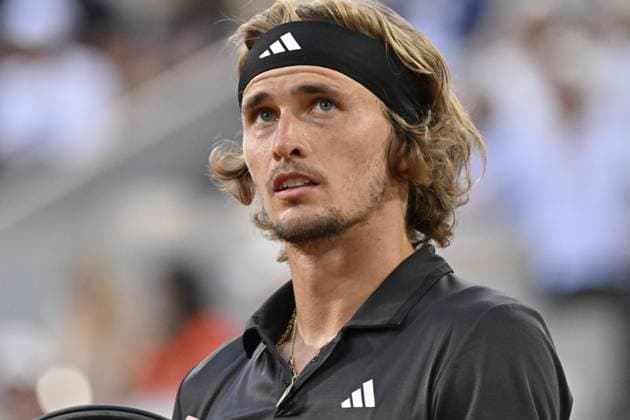 Tennis : Roland Garros 2023 - France - Alexander Zverev - Allemagne Tennis : Roland Garros 2023 - France - 09 06 23 ChrysleneCaillaud Panoramic 