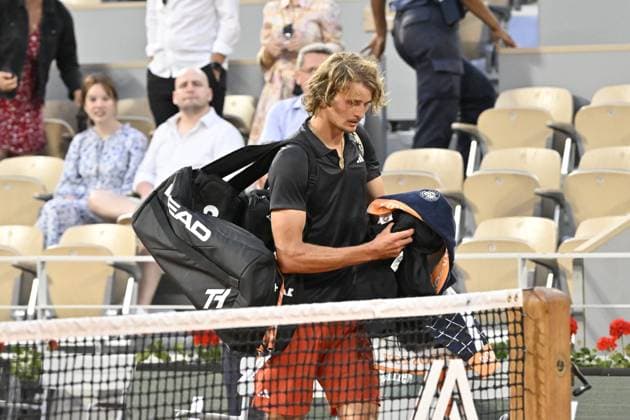 Tennis : Roland Garros 2023 - France - Alexander Zverev - Allemagne Tennis : Roland Garros 2023 - France - 09 06 23 ChrysleneCaillaud Panoramic 