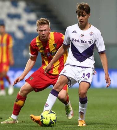 Foto Spada LaPresse 09 giugno 2023 - Reggio Emilia , Italia - calcio - Fiorentina vs Lecce - Finali scudetto Primavera 1 2022 2023 - Stadio Mapei . Nella foto: harder June 09 , 2023 Reggio Emilia , Italy - sport, calcio - Fiorentina vs Lecce - Finals Primavera 1 2022 2023 - Mapei Stadium . In the pic: harder  Copyright: xSpada LaPressex
