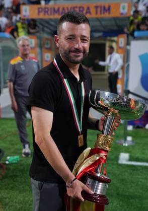 Foto Spada LaPresse 09 giugno 2023 - Reggio Emilia , Italia - calcio - Fiorentina vs Lecce - Finali scudetto Primavera 1 2022 2023 - Stadio Mapei . Nella foto: festeggiamenti June 09 , 2023 Reggio Emilia , Italy - sport, calcio - Fiorentina vs Lecce - Finals Primavera 1 2022 2023 - Mapei Stadium . In the pic: festeggiamenti  Copyright: xSpada LaPressex