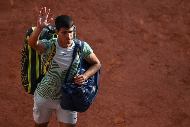 Roland Garros 2023 - 08 06 2023 - Demie finale Hommes - Carlos Alcaraz 293250 2023-06-09  Copyright: xLionelxGuericolas MPPx 0259434755st