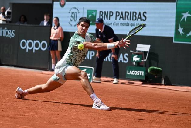 Roland Garros 2023 - 08 06 2023 - Demie finale Hommes - Carlos Alcaraz 293250 2023-06-09  Copyright: xLionelxGuericolas MPPx 0259434778st