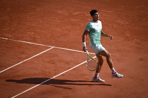 Roland Garros 2023 - 08 06 2023 - Demie finale Hommes - Carlos Alcaraz 293250 2023-06-09  Copyright: xLionelxGuericolas MPPx 0259435163st