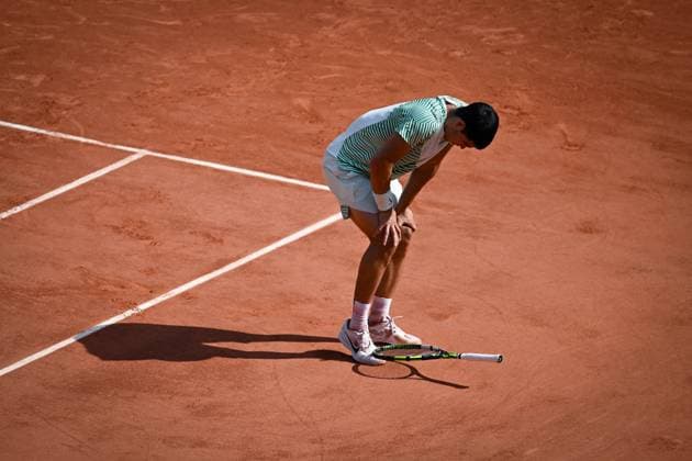 Sport Bilder des Tages Roland Garros 2023 - 08 06 2023 - Demie finale Hommes - Carlos Alcaraz 293250 2023-06-09  Copyright: xLionelxGuericolas MPPx 0259435187st