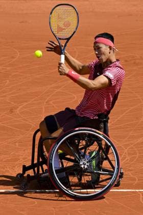 Tokito Oda (Jpn) TENNIS : Roland Garros 2023 - Finale Hommes Wheelchair - Paris - 10 06 2023 JBAutissier Panoramic 
