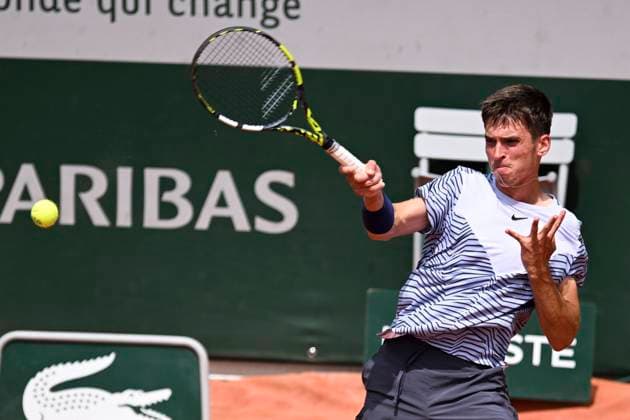 Dino Prizmic (Cro) TENNIS : Roland Garros 2023 - Finale Junior Garcons - Paris - 10 06 2023 JBAutissier Panoramic 