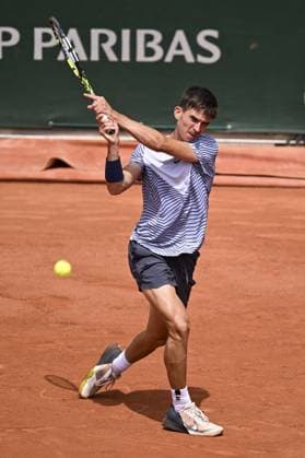 Dino Prizmic (Cro) TENNIS : Roland Garros 2023 - Finale Junior Garcons - Paris - 10 06 2023 JBAutissier Panoramic 