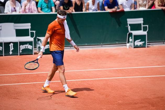 French Open, Roland Garros: Casper Ruud trening Paris, Frankrike 20230610. Casper Ruud trener for morgendagens finale i tennis i Roland-Garros-turneringen mellom Casper Ruud og Novak Djokovic fra Serbia. Foto: Beate Oma Dahle NTB Paris Frankrike EDITORIAL USE ONLY. RESTRICTED USE FOR BETTING COMPANIES Ref:_SPOSJtOWA_eBlI.jpg  Copyright: xBeatexOmaxDahlex xNTBx