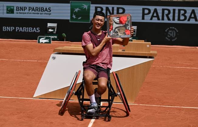 2023 Roland Garros Wheelchair Mens Single Final Alfie Hewett GBR vs Tokito Oda JPN Tokito Oda JPN