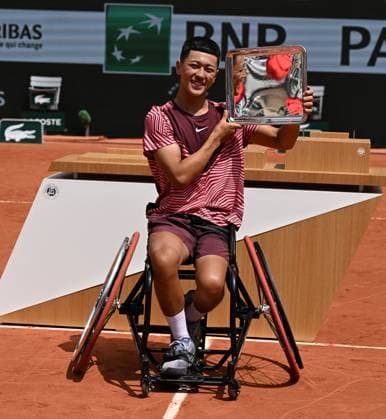 2023 Roland Garros Wheelchair Mens Single Final Alfie Hewett GBR vs Tokito Oda JPN Tokito Oda JPN