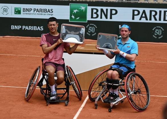 2023 Roland Garros Wheelchair Mens Single Final Alfie Hewett GBR vs Tokito Oda JPN