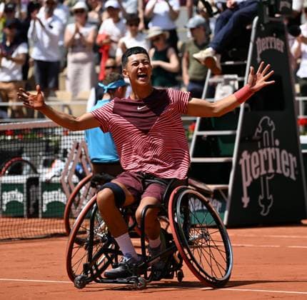 2023 Roland Garros Wheelchair Mens Single Final Winner Tokito Oda JPN