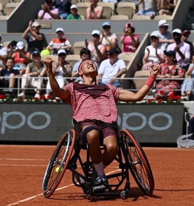 2023 Roland Garros Wheelchair Mens Single Final Winner Tokito Oda JPN