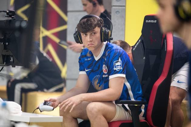 Grand Final of the Virtual Bundesliga 2023 Henning Wilmbusse FCH Henning, Hansa Rostock Grand Final of the Virtual Bundesliga 2023, Koeln, Strassenkickerbase, 10 06 2023 Copyright: xBEAUTIFULxSPORTS Buriakovx