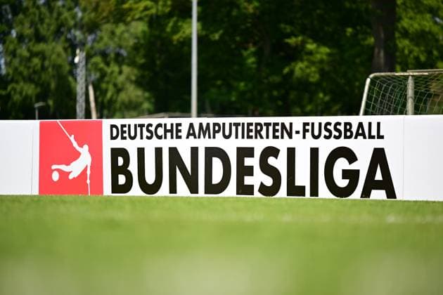 Sport I Mixed I Season 2022 2023 I Amputee Football Bundesliga I 3 Matchday I 1 FSV Mainz 05 Fortuna Düsseldorf I 10 06 2023 symbol, symbol photo, symbol picture, picture symbol, representation, sign German Amputee Football Bundesliga Hamburg Paul Hauenschild Sportanlage Schleswig Holstein Germany Copyright: xLobeca FelixxSchlikisx