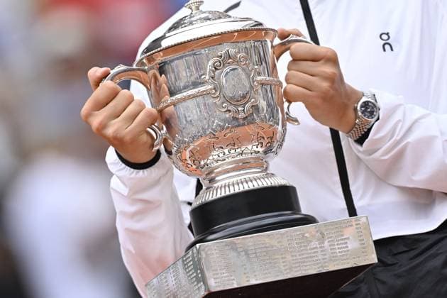Tennis : Roland Garros 2023 - France - Iga Swiatek remporte le tournoi de Roland Garros Tennis : Roland Garros 2023 - France - 10 06 23 ChrysleneCaillaud Panoramic 