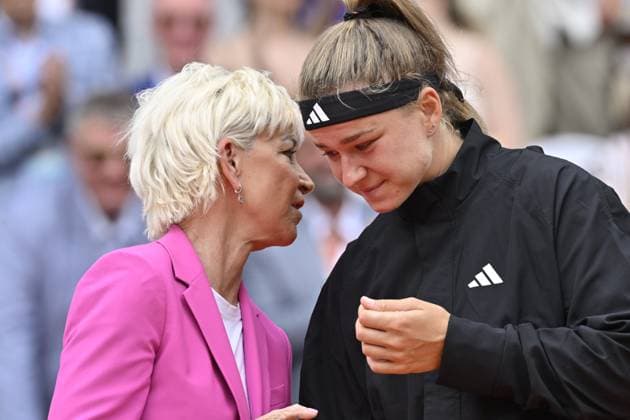 Tennis : Roland Garros 2023 - France - Iga Swiatek remporte le tournoi de Roland Garros Tennis : Roland Garros 2023 - France - 10 06 23 ChrysleneCaillaud Panoramic 