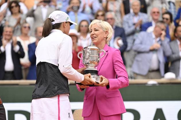 Tennis : Roland Garros 2023 - France - Iga Swiatek remporte le tournoi de Roland Garros Tennis : Roland Garros 2023 - France - 10 06 23 ChrysleneCaillaud Panoramic 