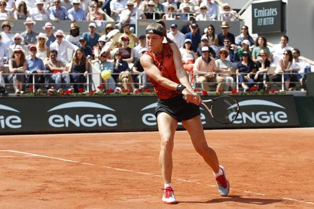 Demi Finale Dames - Iga Swiatek Vs Karolina Muchova TENNIS : Roland-Garros 2023 - Paris - 10 06 2023 MichaelBaucher Panoramic 
