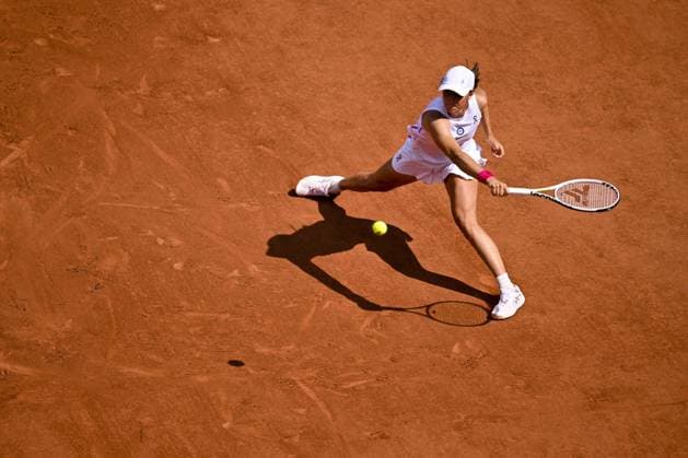 Iga Swiatek (Pol) TENNIS : Roland Garros 2023 - Finale Dames - Paris - 10 06 2023 JBAutissier Panoramic 