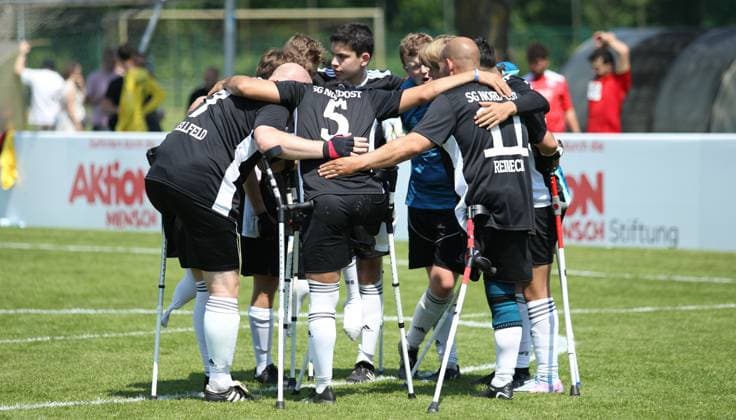 German Amputee Football League, Third Matchday at the Paul Hauenschild Facility of the HSV SG Nord Ost Anpfiff Hoffenheim Team Circle SG Nord Ost Norderstedt Schleswig Holstein