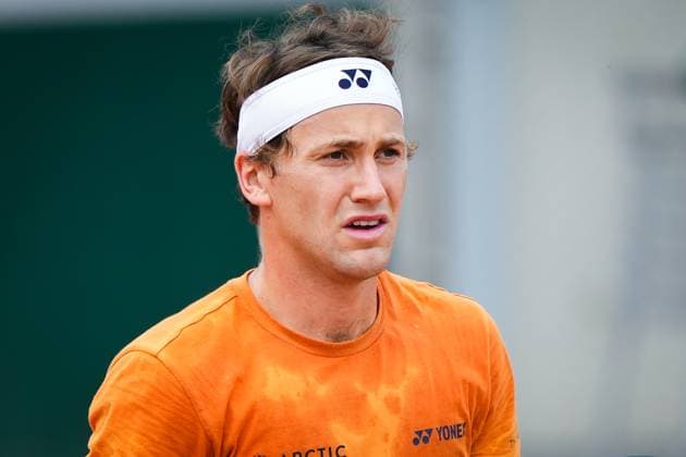 French Open, Roland Garros finale: Casper Ruud - Novak Djokovic Paris, Frankrike 20230611. Casper Ruud under trening for finalen i tennis i Roland-Garros-turneringen mellom Casper Ruud og Novak Djokovic fra Serbia. Foto: Beate Oma Dahle NTB Paris Frankrike EDITORIAL USE ONLY. RESTRICTED USE FOR BETTING COMPANIES Ref:_SPO_BNCKS8eTAR9b-M.jpg  Copyright: xBeatexOmaxDahlex xNTBx
