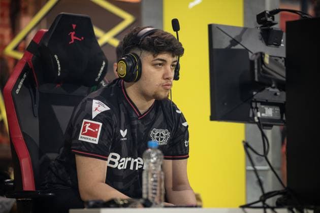 Grand Final of the Virtual Bundesliga 2023 Mustafa Emre Cancal focus Musti, Bayer 04 Leverkusen Grand Final of the Virtual Bundesliga 2023, Cologne, Strassenkickerbase, 10 06 2023 Copyright: xBEAUTIFULxSPORTS Buriakovx